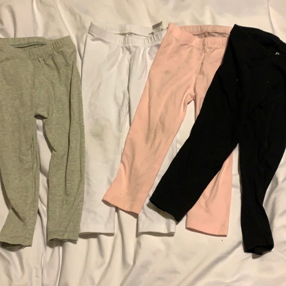 4/$10 children’s place leggings (4 pairs).